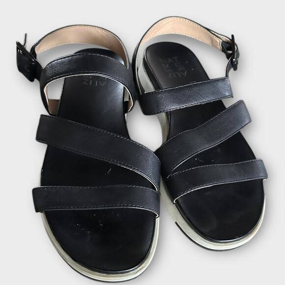 Naturalizer Andrea Black Strappy Sandals Women’s Size 8 EU 38 - Picture 1 of 6